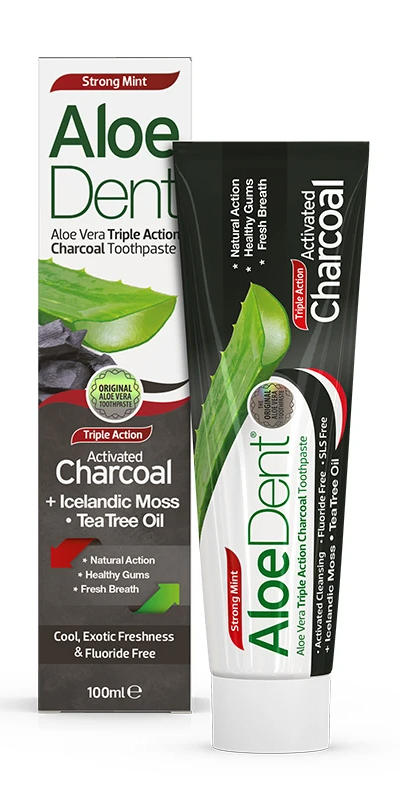 Aloe Dent Charcoal Toothpaste 100ml